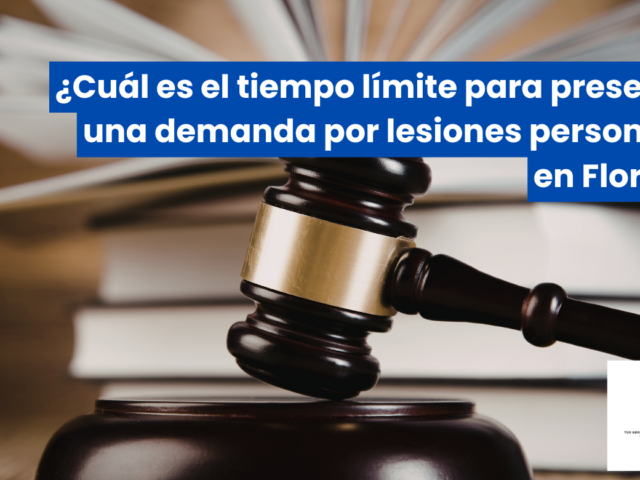 ¿Cuál es el tiempo límite para presentar una demanda por lesiones personales en Florida?