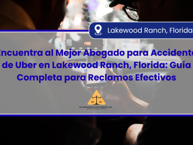 Encuentra al Mejor Abogado para Accidente de Uber en Lakewood Ranch, Florida: Guía Completa para Reclamos Efectivos