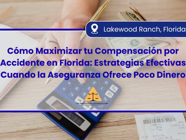 Cómo Maximizar tu Compensación por Accidente en Florida: Estrategias Efectivas Cuando la Aseguranza Ofrece Poco Dinero