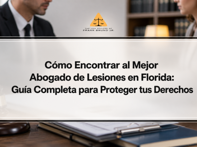 Cómo Encontrar al Mejor Abogado de Lesiones en Florida: Guía Completa para Proteger tus Derechos